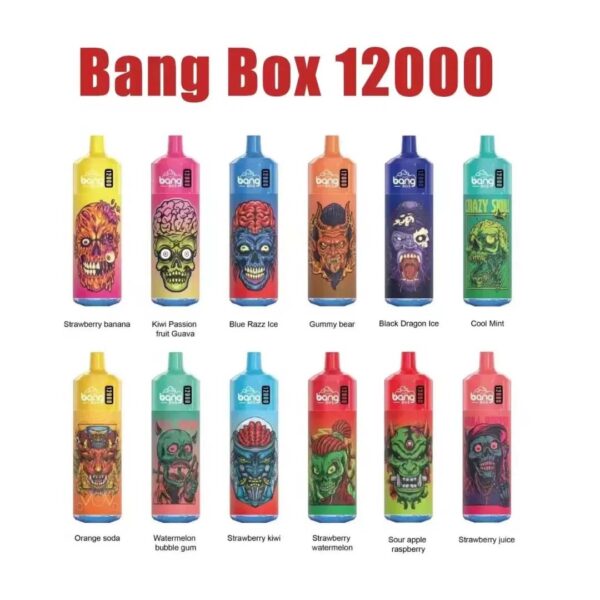 Bang Box 12000 Puffs 0 2 3 5 Nicotine Rechargeable Disposable Pod VapeXYZ