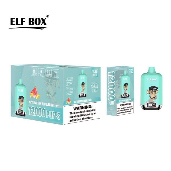 ELF box digital 12k puffs 12 1 VapeXYZ