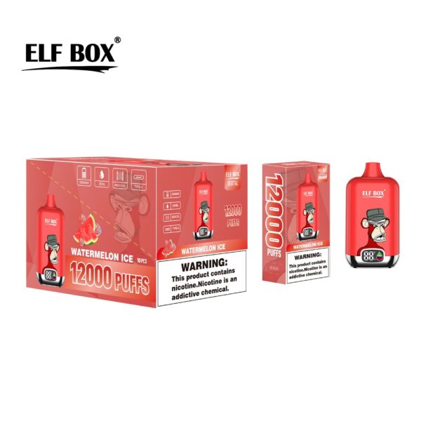 ELF box digital 12k puffs 13 1 VapeXYZ