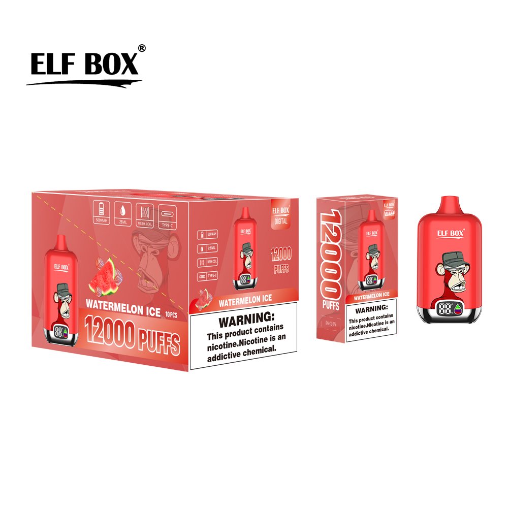 ELF box digital 12k puffs 13 1 VapeXYZ