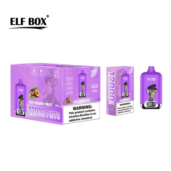 ELF box digital 12k puffs 6 1 VapeXYZ