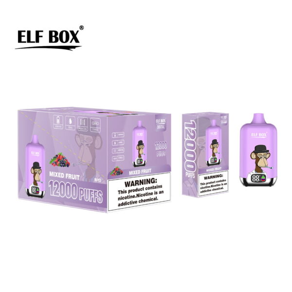 ELF box digital 12k puffs 7 1 VapeXYZ