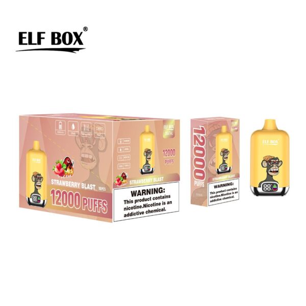 ELF box digital 12k puffs 8 1 VapeXYZ