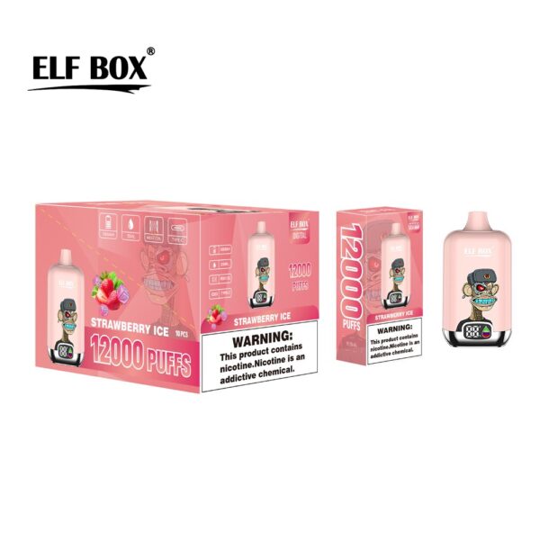 ELF box digital 12k puffs 9 1 VapeXYZ