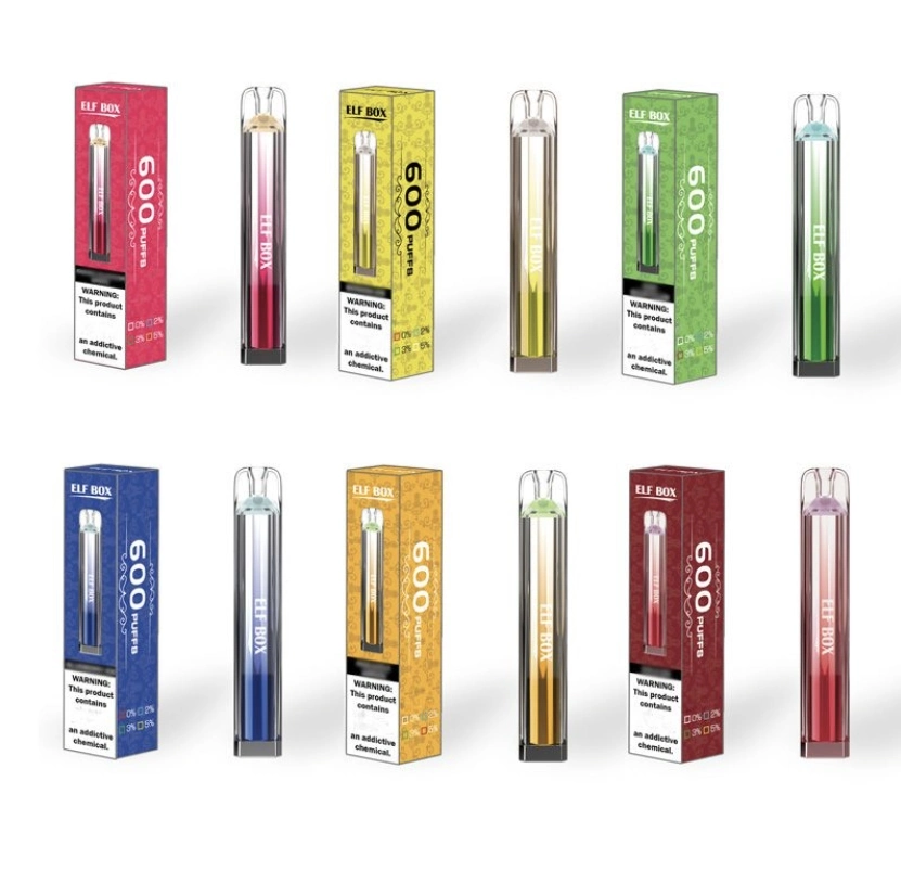 Wholesale of Elf Box 600 Puffs 2 3 5 Nicotine Rechargeable Disposable Vape VapeXYZ