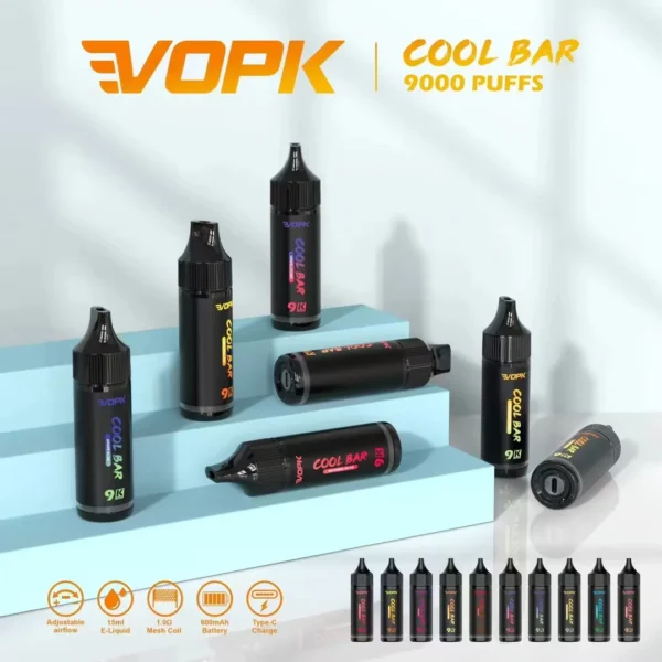 VOPK COOL BAR 9000 PUFFS 1 VapeXYZ