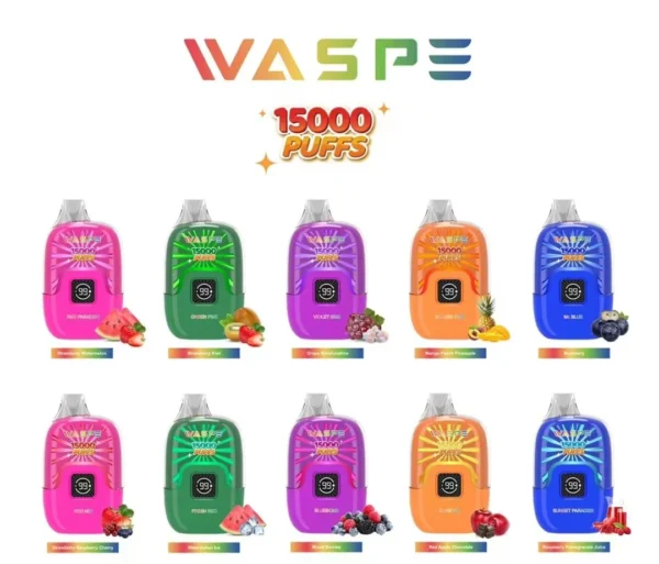 WASPE 15000 PUFFS Digital Box 1 VapeXYZ