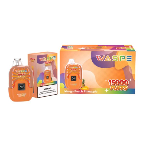 WASPE 15000 PUFFS Digital Box mango peach pineapple VapeXYZ