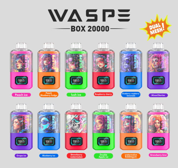 Waspe 20000 puffs dual mesh 26 VapeXYZ