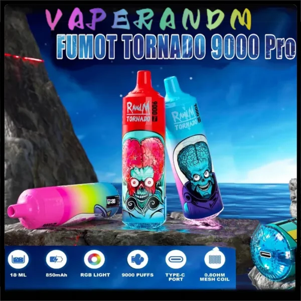 RandM RandM Tornado 9000 PRO Puffs 13 VapeXYZ