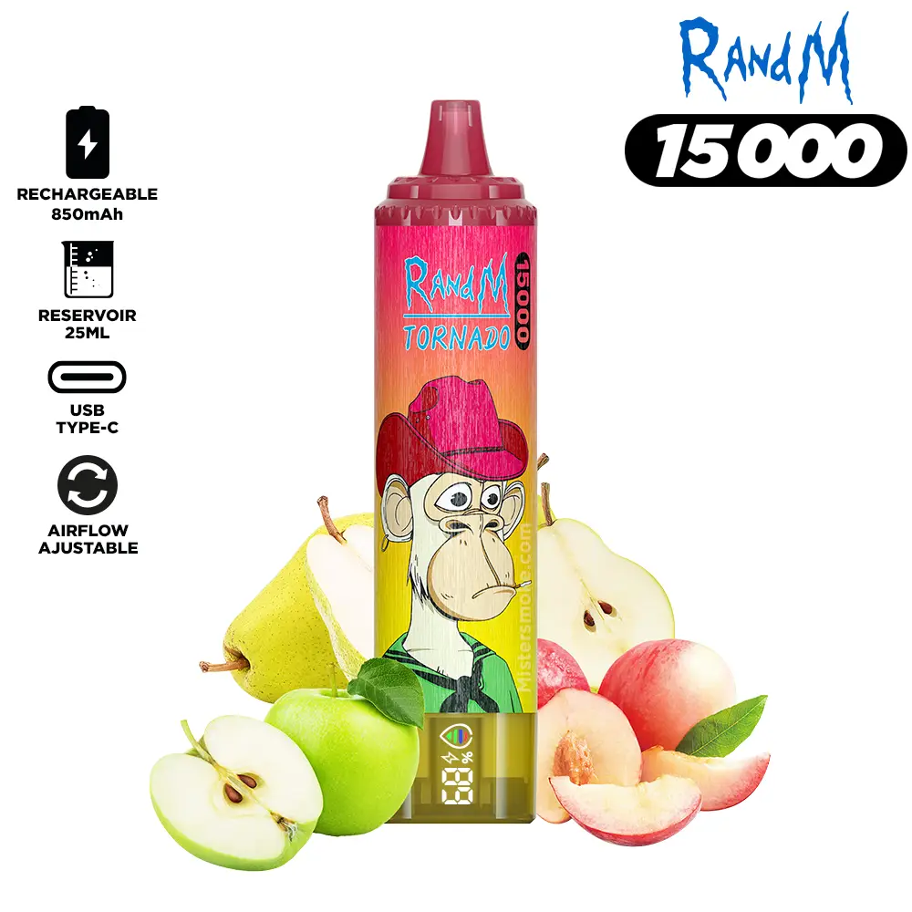 RandM Tornado 15000 Puffs 18 VapeXYZ