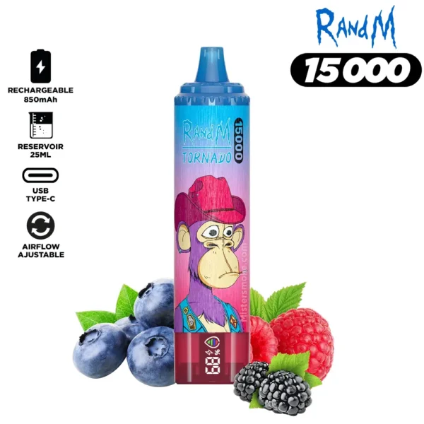 RandM Tornado 15000 Puffs 8 VapeXYZ