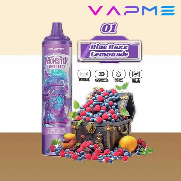 vapme monster 16000 puffs 9 1 VapeXYZ