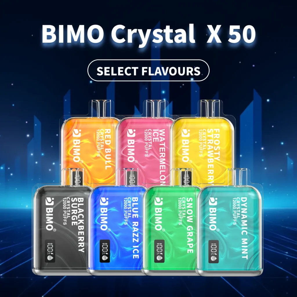 BIMO Crystal 12000 Puffs X 50 1 1 VapeXYZ