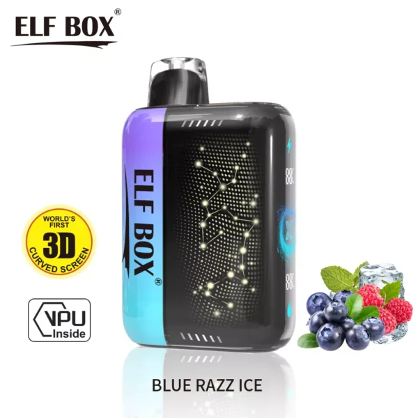 ELF BOX PULSE X 25000 Puffs 0 2 3 5 Bulk Buy Low Nicotine 3D Curved LED Screen Rechargeable Disposable Vapes Pen Wholesale 3 VapeXYZ