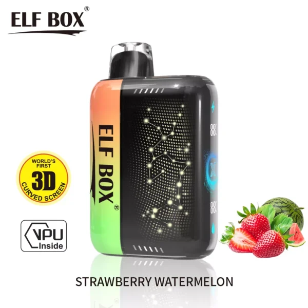 ELF BOX PULSE X 25000 Puffs 0 2 3 5 Bulk Buy Low Nicotine 3D Curved LED Screen Rechargeable Disposable Vapes Pen Wholesale 8 VapeXYZ