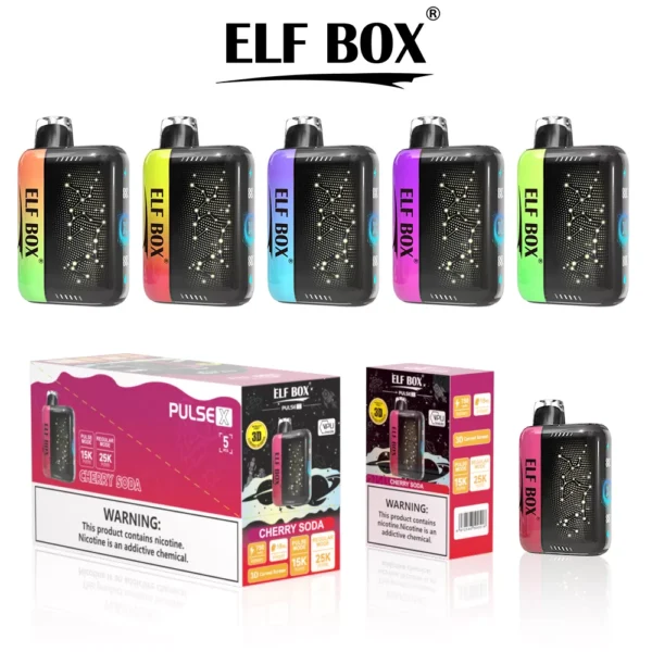 ELF BOX PULSE X 25000 Puffs 0 2 3 5 Low Nicotine Bulk Buy Rechargeable Disposable Vapes Pen Wholesale 5 VapeXYZ