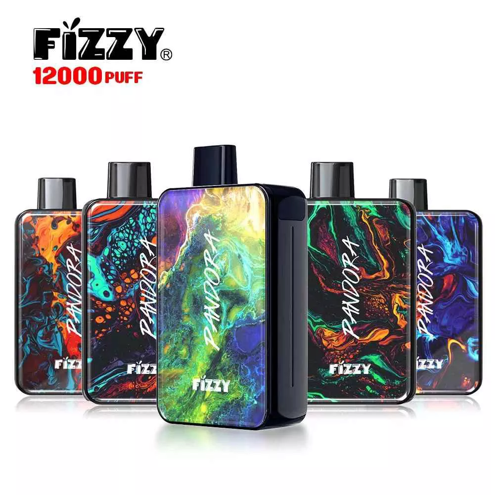 Fizzy Pandora 12000 Puffar 2 5 Bulk Köp Låg Nikotin LCD-skärm Uppladdningsbar Disponibla Vapes Penna Partihandel 14 2 VapeXYZ